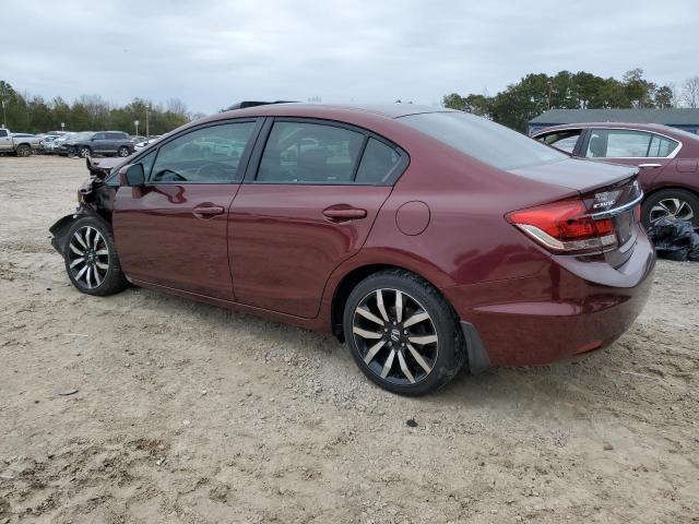 19XFB2F97EE060104 - 2014 HONDA CIVIC EXL ბურგუნდია ფოტო 2