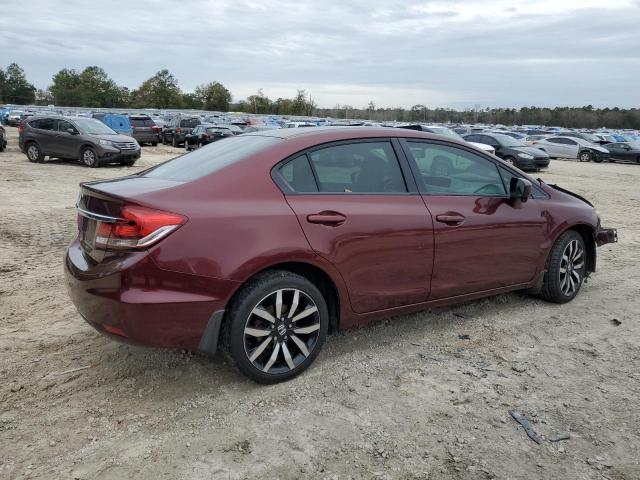 19XFB2F97EE060104 - 2014 HONDA CIVIC EXL BURGUNDY photo 3