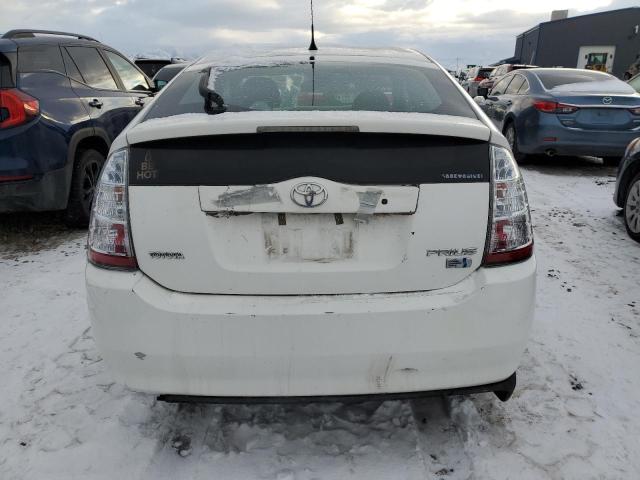 JTDKB20U087786452 - 2008 TOYOTA PRIUS WHITE photo 6