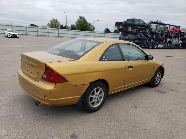 1HGEM21571L045390 - 2001 HONDA CIVIC LX GOLD photo 3