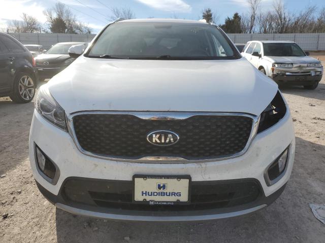 5XYPH4A5XHG201242 - 2017 KIA SORENTO EX WHITE photo 5