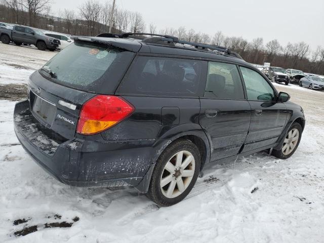 4S4BP61C276312050 - 2007 SUBARU LEGACY OUTBACK 2.5I BLACK photo 3