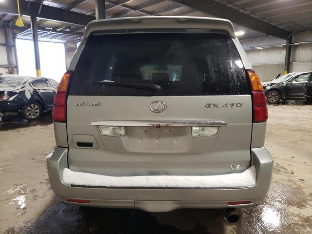 JTJBT20X850090947 - 2005 LEXUS GX 470 SILVER photo 6