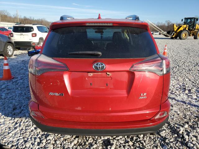 JTMBFREV8HJ107772 - 2017 TOYOTA RAV4 LE RED photo 6