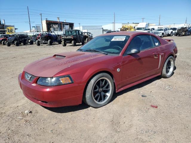 1FAFP42X74F124962 - 2004 FORD MUSTANG GT RED photo 1