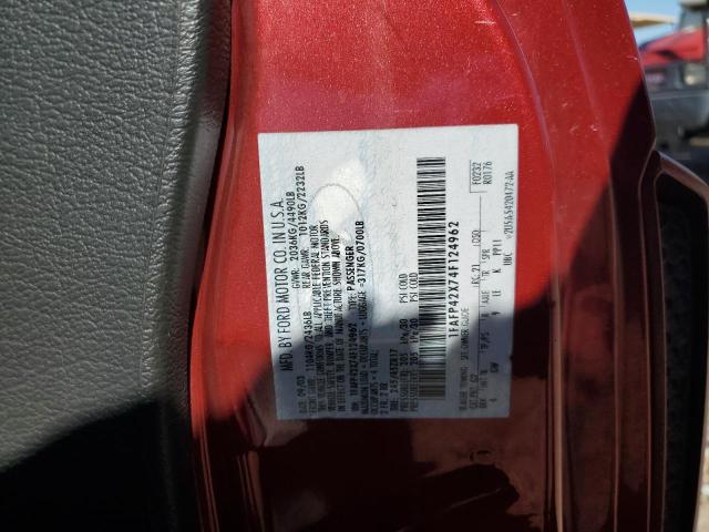 1FAFP42X74F124962 - 2004 FORD MUSTANG GT RED photo 12