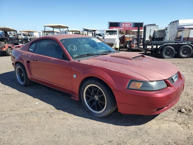 1FAFP42X74F124962 - 2004 FORD MUSTANG GT RED photo 4