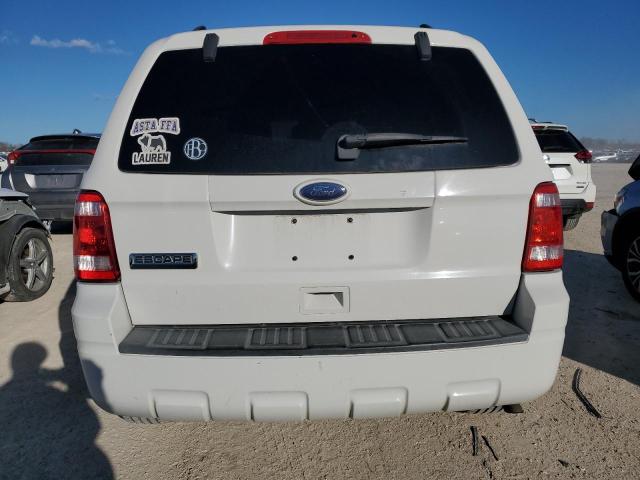 1FMCU0D76AKC83367 - 2010 FORD ESCAPE XLT WHITE photo 6