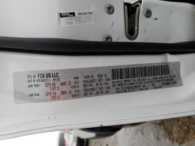 1C4PJMBX4KD289747 - 2019 JEEP CHEROKEE TRAILHAWK 白色 照片 13