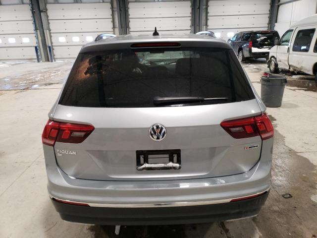 3VV2B7AX2MM100855 - 2021 VOLKSWAGEN TIGUAN SE SILVER photo 6