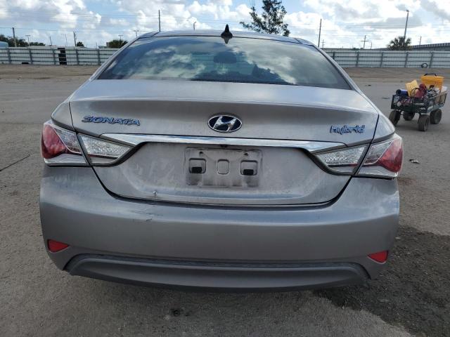 KMHEC4A48BA002027 - 2011 HYUNDAI SONATA HYBRID SILVER photo 6