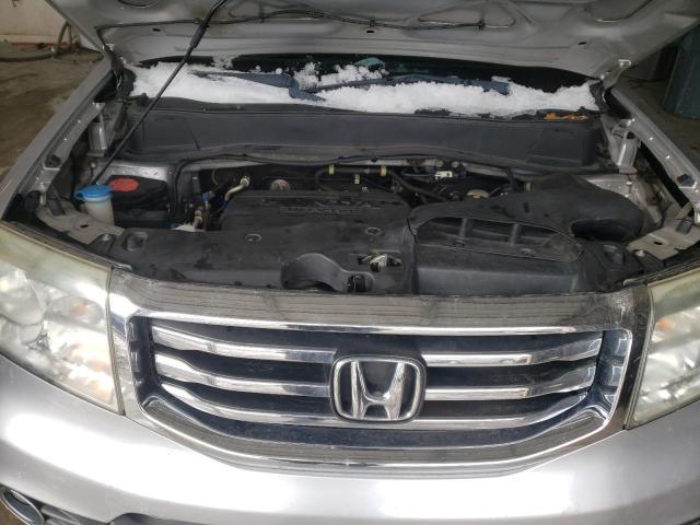 5FNYF3H60DB044292 - 2013 HONDA PILOT EXL SILVER photo 12