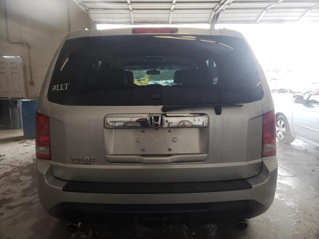 5FNYF3H60DB044292 - 2013 HONDA PILOT EXL SILVER photo 6