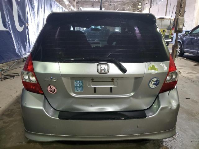 JHMGD38688S030102 - 2008 HONDA FIT SPORT SILVER photo 6