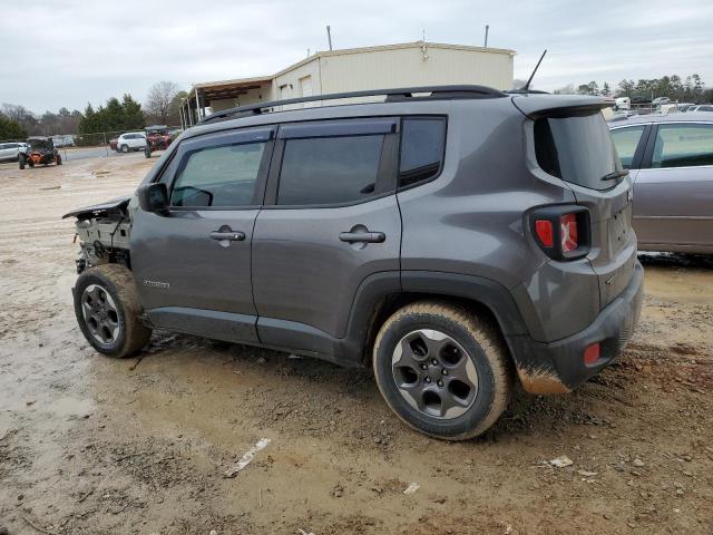 ZACCJAAB6HPE82107 - 2017 JEEP RENEGADE SPORT GRAY photo 2