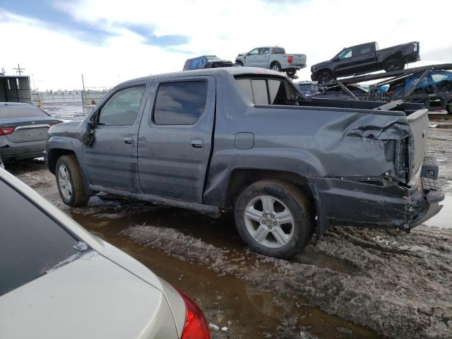 5FPYK1F52DB006614 - 2013 HONDA RIDGELINE RTL GRAY photo 2