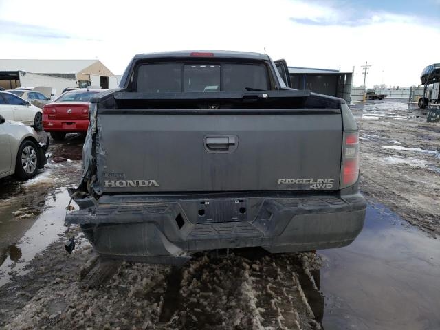 5FPYK1F52DB006614 - 2013 HONDA RIDGELINE RTL GRAY photo 6