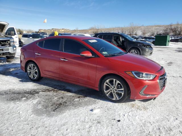 5NPD84LF5HH154378 - 2017 HYUNDAI ELANTRA SE RED photo 4