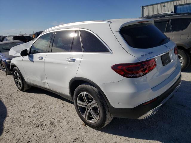 W1N0G8DB5MF914360 - 2021 MERCEDES-BENZ GLC 300 WHITE photo 2