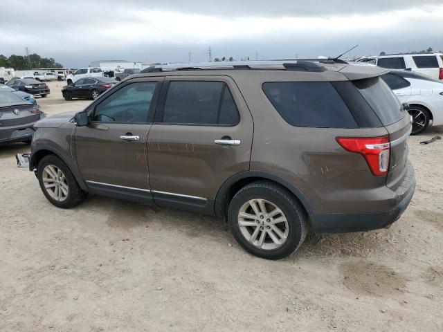 1FM5K7D88FGB80168 - 2015 FORD EXPLORER XLT BROWN photo 2