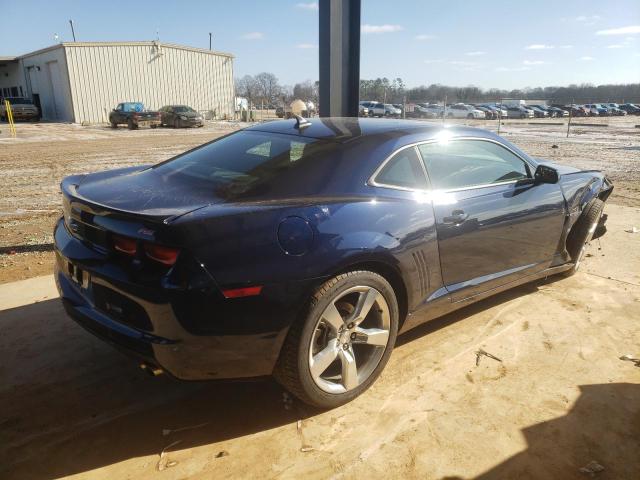 2G1FC1ED6B9118235 - 2011 CHEVROLET CAMARO LT BLUE photo 3