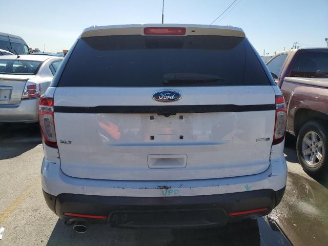 1FM5K8D88DGB89455 - 2013 FORD EXPLORER XLT WHITE photo 6