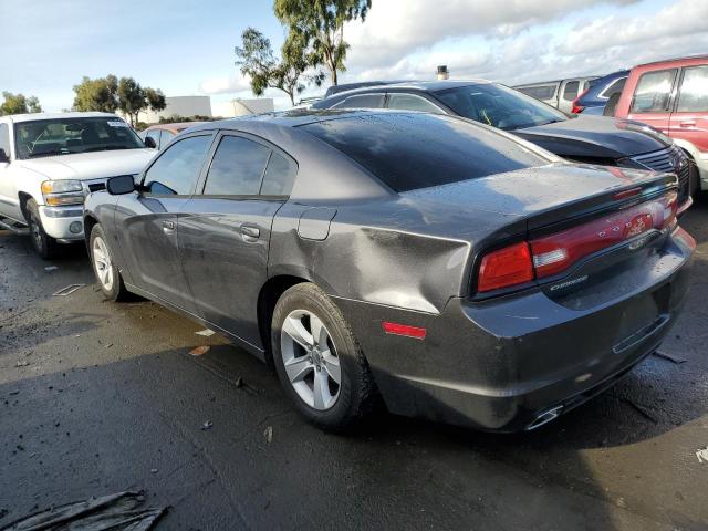 2C3CDXBG9EH169025 - 2014 DODGE CHARGER SE GRAY photo 2