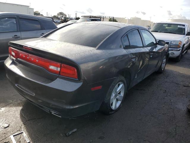 2C3CDXBG9EH169025 - 2014 DODGE CHARGER SE GRAY photo 3