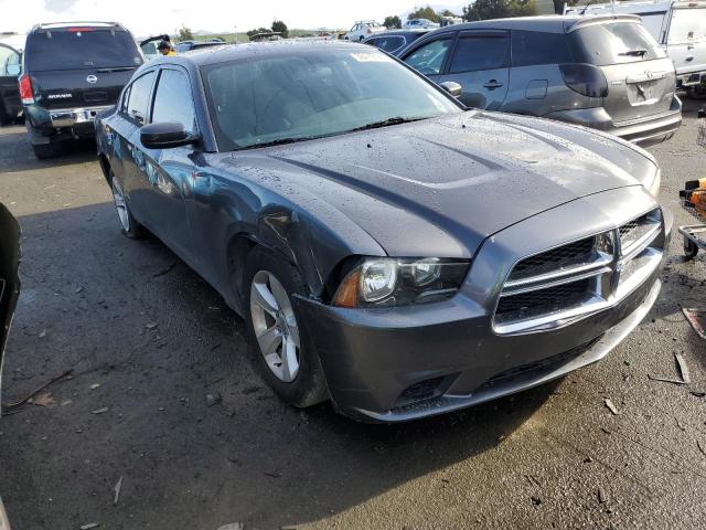 2C3CDXBG9EH169025 - 2014 DODGE CHARGER SE GRAY photo 4