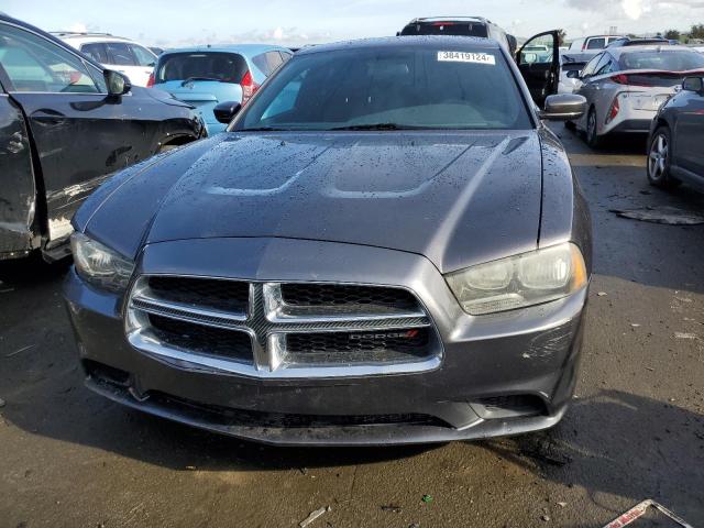 2C3CDXBG9EH169025 - 2014 DODGE CHARGER SE GRAY photo 5