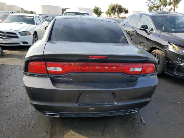 2C3CDXBG9EH169025 - 2014 DODGE CHARGER SE GRAY photo 6