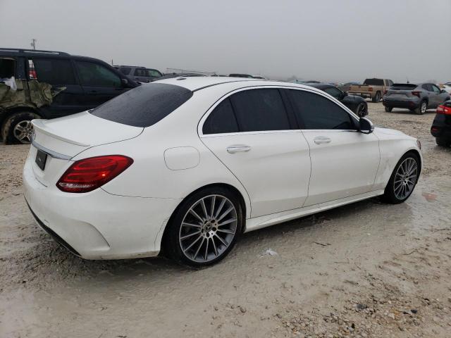 55SWF4JB4JU273363 - 2018 MERCEDES-BENZ C 300 WHITE photo 3