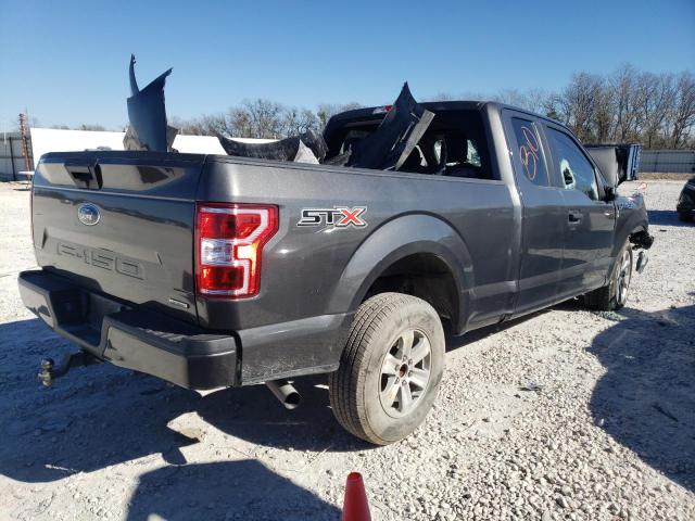 1FTEX1CP1JKE70656 - 2018 FORD F150 SUPER CAB GRAY photo 3