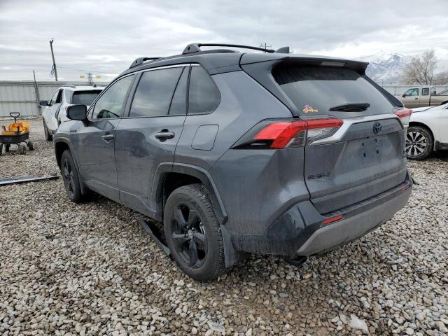 JTME6RFV7MD517354 - 2021 TOYOTA RAV4 XSE GRAY photo 2