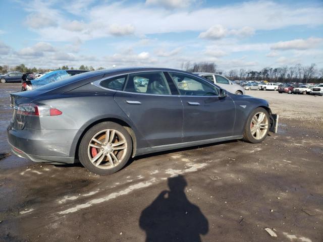 5YJSA1E45FF117459 - 2015 TESLA MODEL S GRAY photo 3