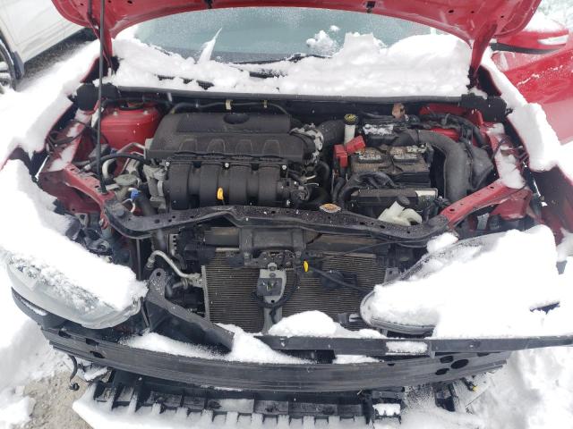 3N1AB7AP8KY353214 - 2019 NISSAN SENTRA S RED photo 11