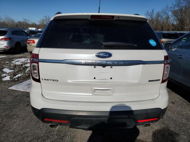 1FM5K7F86FGC06635 - 2015 FORD EXPLORER LIMITED WHITE photo 6