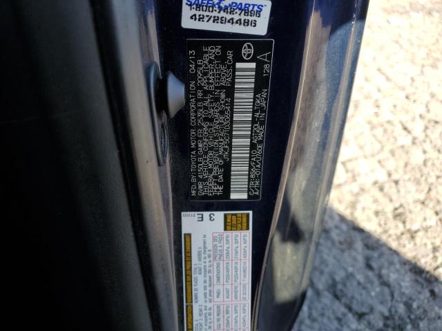 JTKJF5C71D3065414 - 2013 TOYOTA SCION TC ლურჯი ფოტო 12