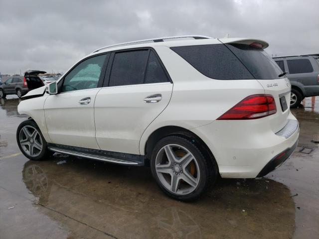 4JGDA5GB5GA675197 - 2016 MERCEDES-BENZ GLE 400 4MATIC WHITE photo 2