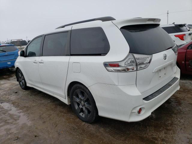 5TDXK3DC7FS685408 - 2015 TOYOTA SIENNA SPORT WHITE photo 2