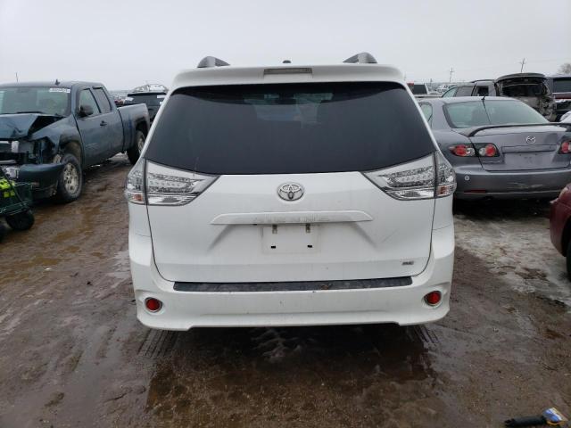 5TDXK3DC7FS685408 - 2015 TOYOTA SIENNA SPORT WHITE photo 6