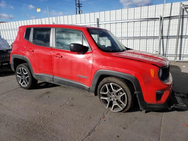 ZACNJDAB6MPM11555 - 2021 JEEP RENEGADE SPORT RED photo 4