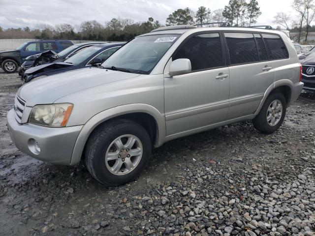 JTEGF21AX30079144 - 2003 TOYOTA HIGHLANDER LIMITED SILVER photo 1