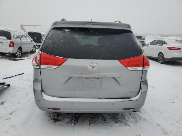 5TDYK3DC1BS147401 - 2011 TOYOTA SIENNA XLE SILVER photo 6