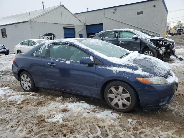 2HGFG12657H568684 - 2007 HONDA CIVIC LX BLUE photo 4