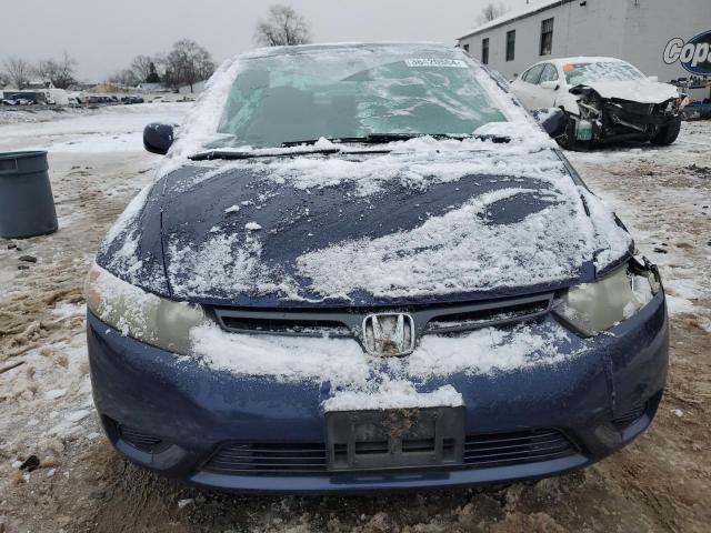 2HGFG12657H568684 - 2007 HONDA CIVIC LX BLUE photo 5