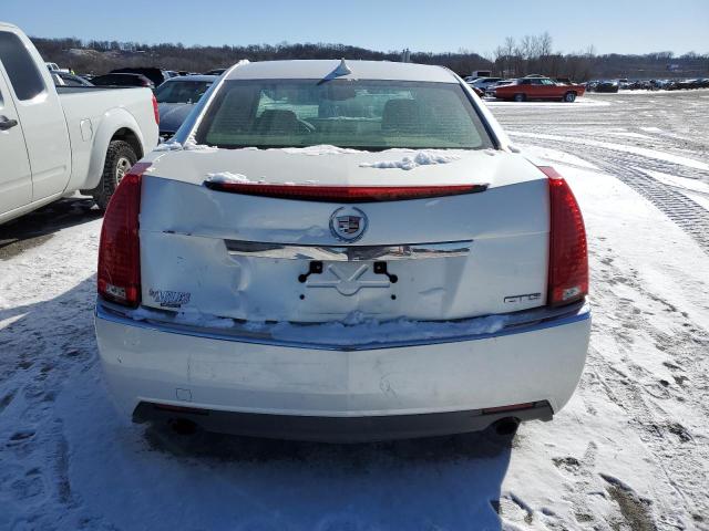 1G6DF577190100706 - 2009 CADILLAC CTS WHITE photo 6