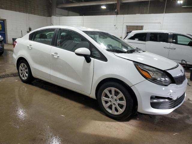 KNADM4A37H6117652 - 2017 KIA RIO LX WHITE photo 4