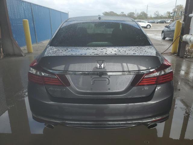 1HGCR3F09GA009023 - 2016 HONDA ACCORD EXL GRAY photo 6