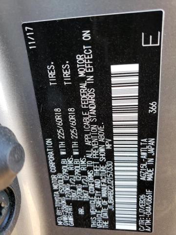 JTJBARBZ2J2157330 - 2018 LEXUS NX 300 BASE ვერცხლისფერი ფოტო 13